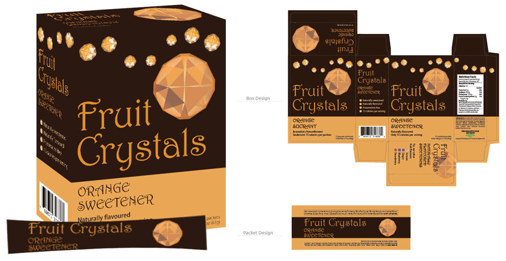 Fruit Crystals Packaging