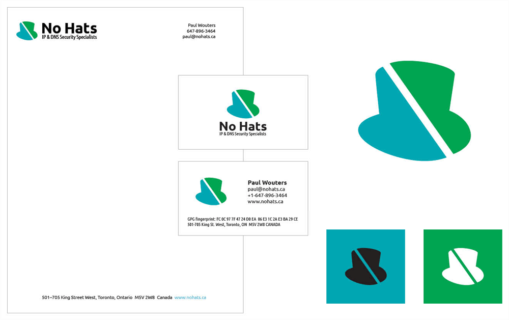 No Hats Logo & Stationary