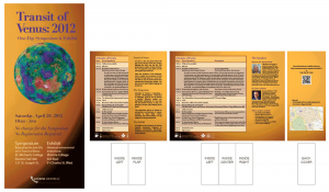 Transit of Venus Brochure - opening