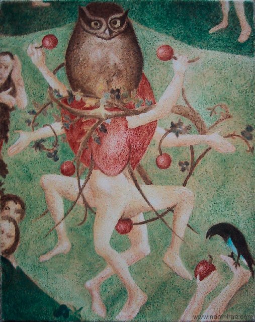 Bosch Detail from Garden of Earthly Delights