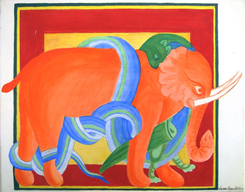 Elephant and Dragon