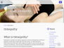 Web design: Academy of Osteopathic Science