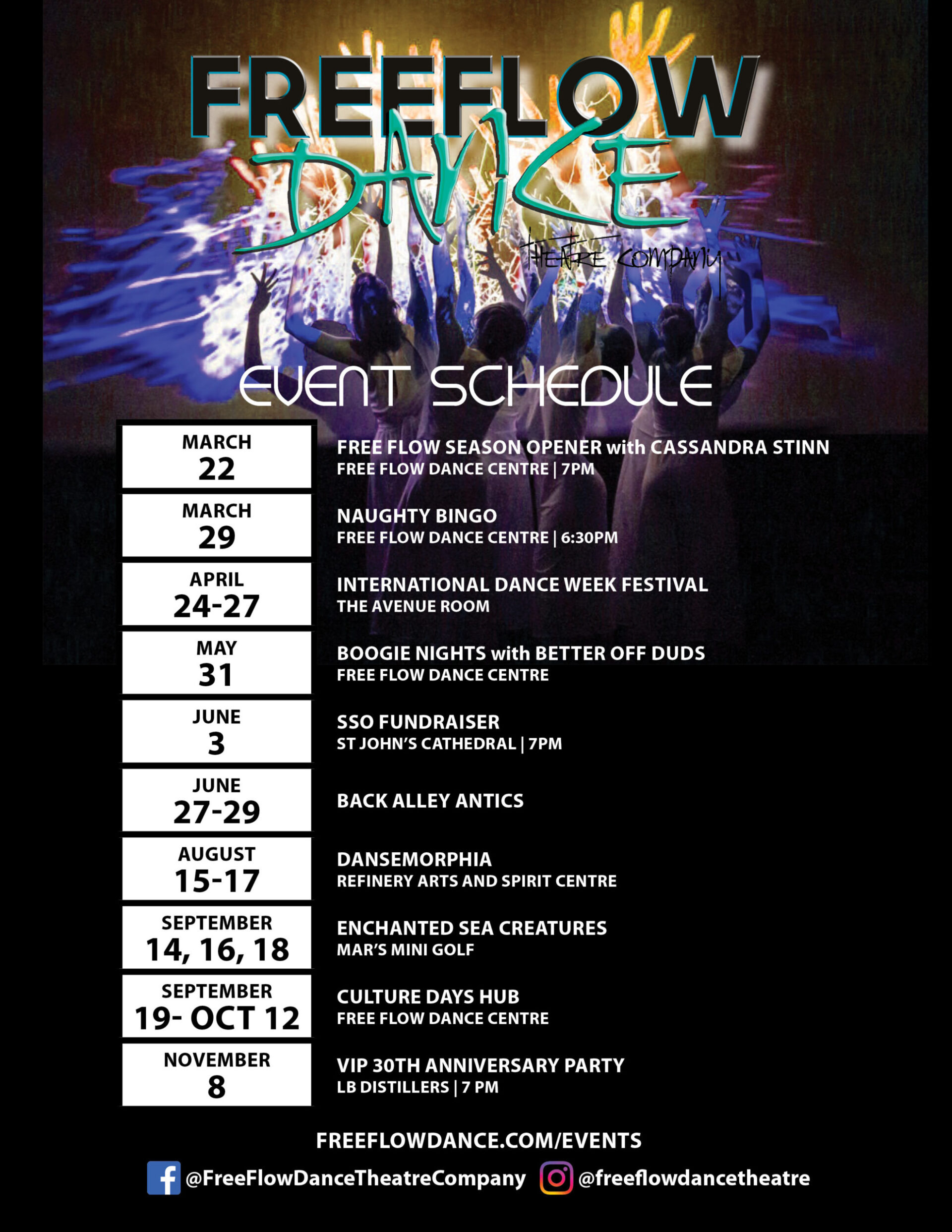 event schedule letter