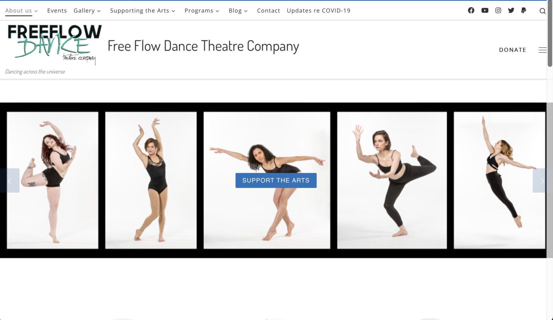 FreeFlow homepage