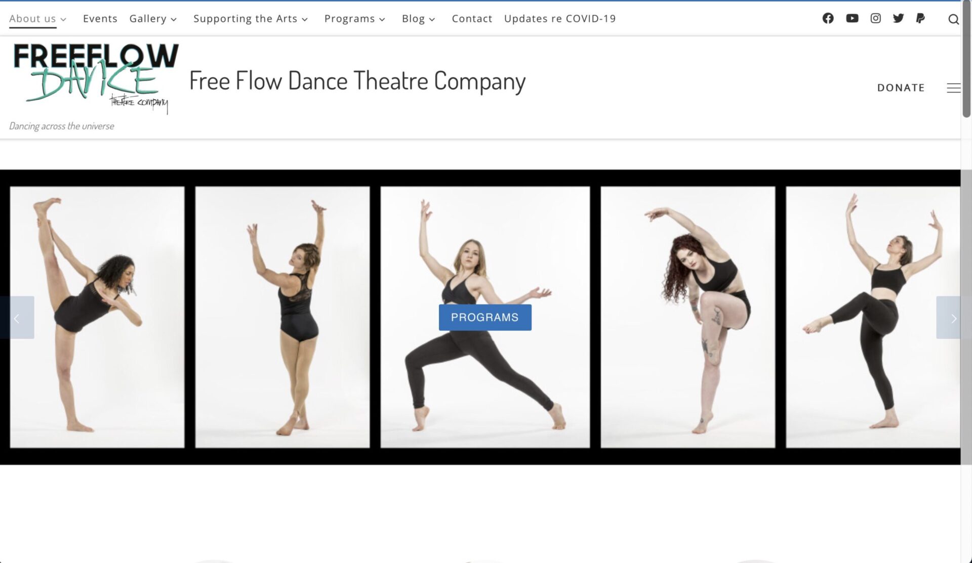 FreeFlow homepage