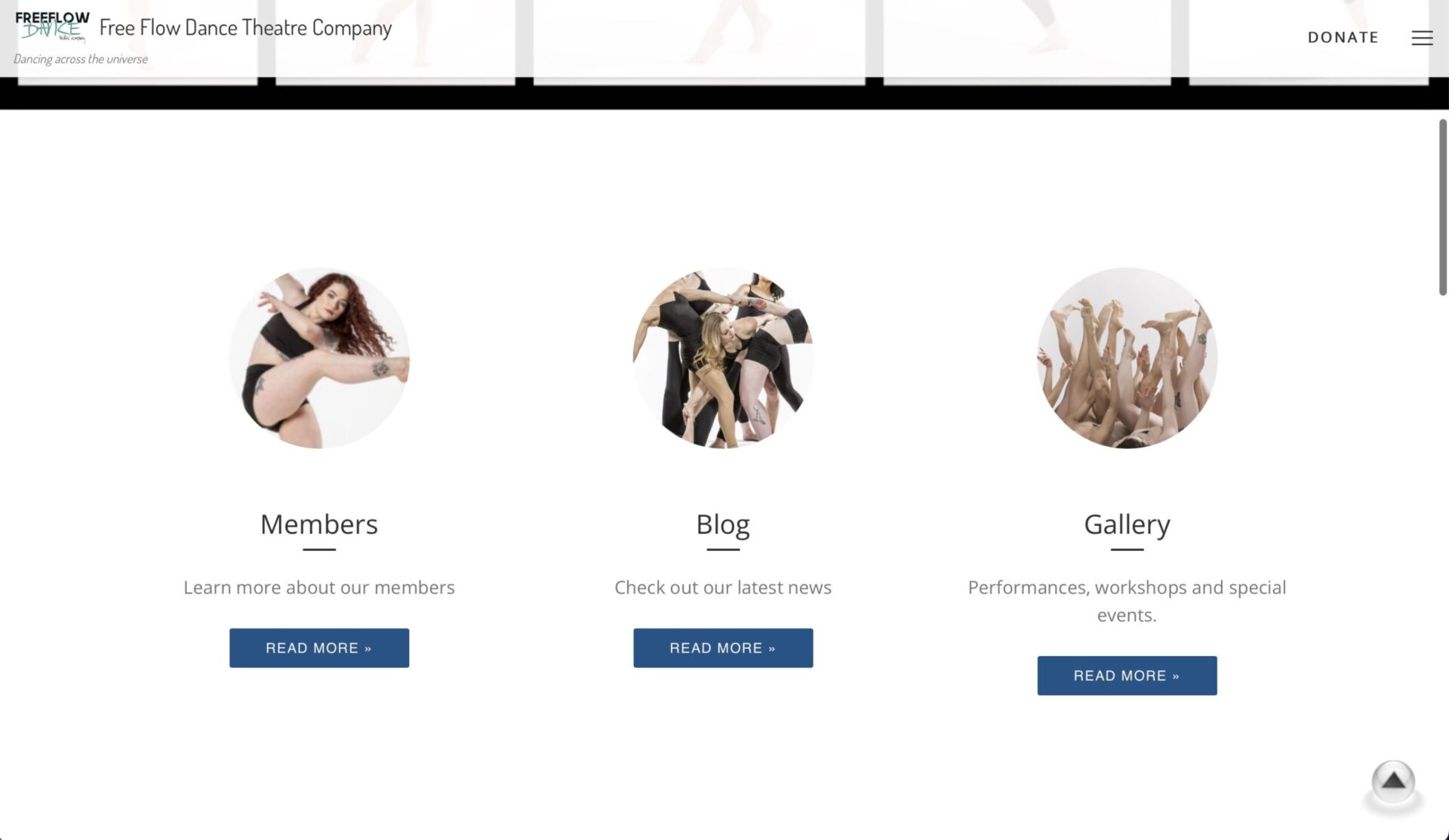 FreeFlow homepage