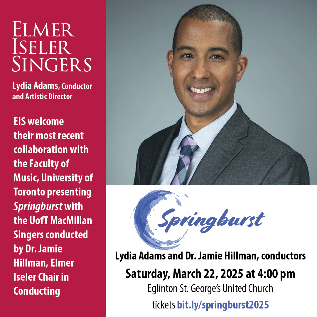 Elmer Iseler Singers, Springburst concert